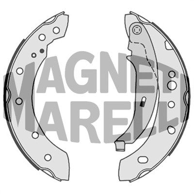 MAGNETI MARELLI Тормозные колодки 360219198313